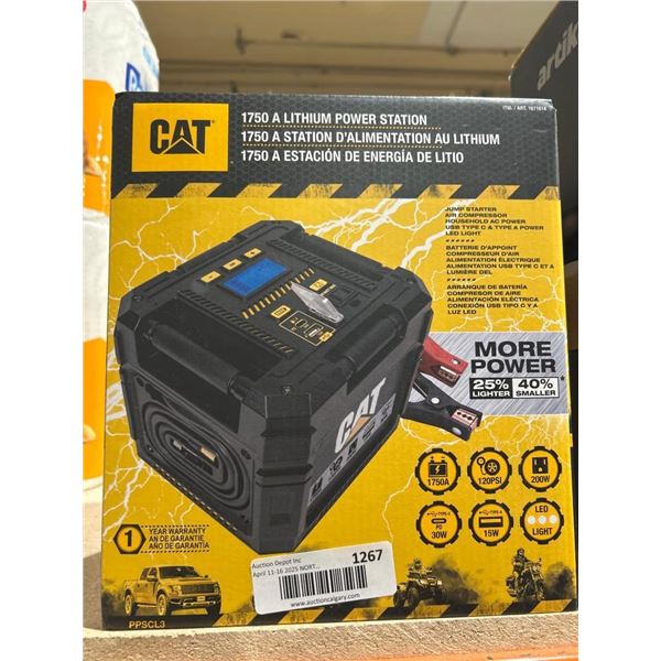 CAT 1750 A Lithium Power Station for Portable Power Solutions