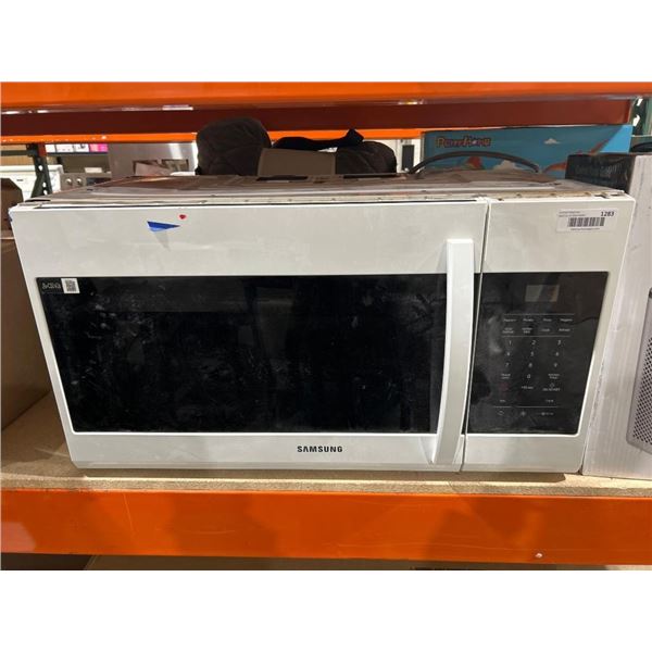 Samsung White Over-The-Range Microwave Model ME16K3000AW
