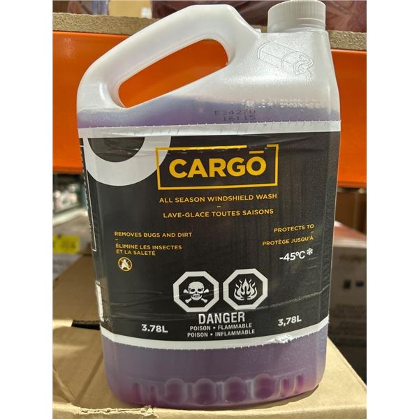 Cargo All Season Windshield Wash 3.78L 4-Pack
