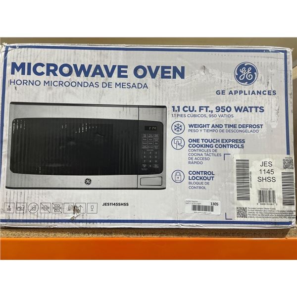 GE JES1145SHSS 1.1 Cu. Ft. 950 Watts Countertop Microwave Oven
