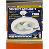 Image 2 : Bell + Howell Socket Air Light with 3-Speed Fan and RGB Lighting