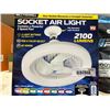 Image 2 : Bell & Howell Socket Air Light with 3-Speed Fan and RGB Color Modes