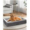 Image 1 : Upvilla Large Orthopedic Dog Bed With Bolster Cushion