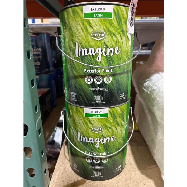 Co-op Imagine Exterior Satin Paint, 3.64 L x 2