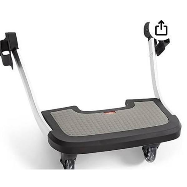 Diono Quantum Hop & Roll Buddy Board for Strollers, Grey