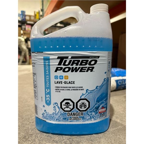 Turbo Power Lave-Glace -35 C Windshield Washer Fluid 4 x 3.78 L
