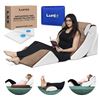 Image 1 : Lunix 4pcs Orthopedic Bed Wedge Pillow Set, Post Surgery Memory Foam for Back, Leg Pain Relief, Adju