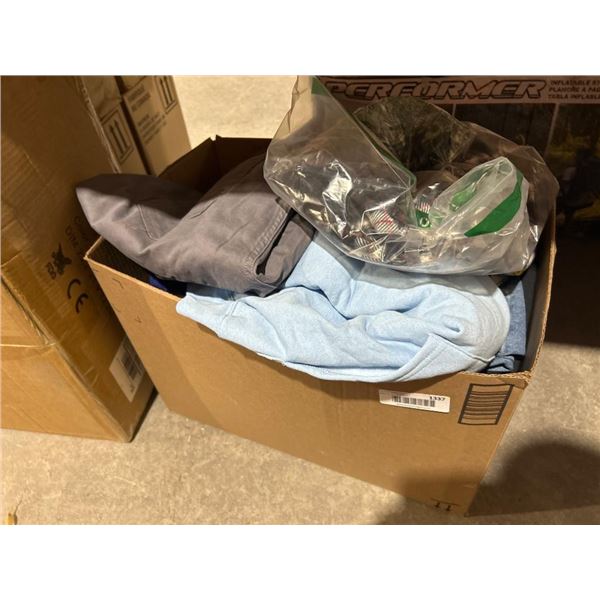 Case Lot of Assorted Garments Including Shirts and Pants