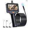 Image 1 : Endoscope Camera with Light, 4.3” LCD Screen HD Digital Handheld Borescope IP67 Waterproof 