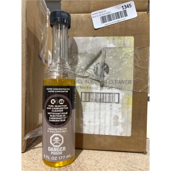 Fuel Injector and Carburetor Cleaner Super Concentrate 177ml x 6