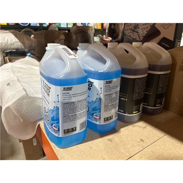 Turbo Power and Cargo Windshield Washer Fluids, All Season, 3.78L x 4