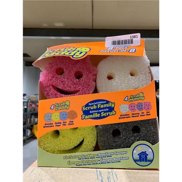 Scrub Daddy Special Edition Scrub Family Sponges, 8-Pack