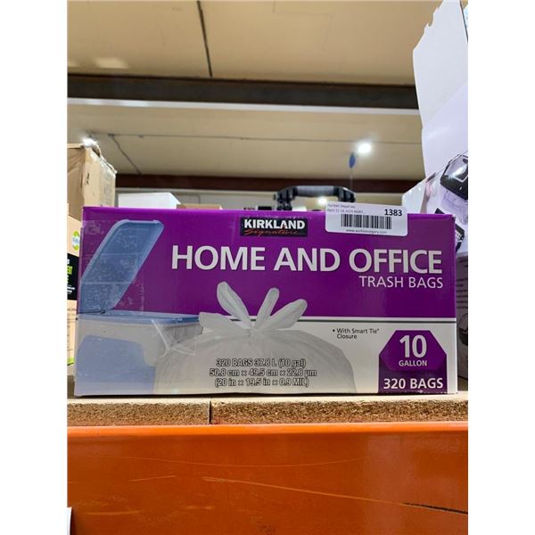 Kirkland Home and Office 10-Gallon Trash Bags, 320-Count