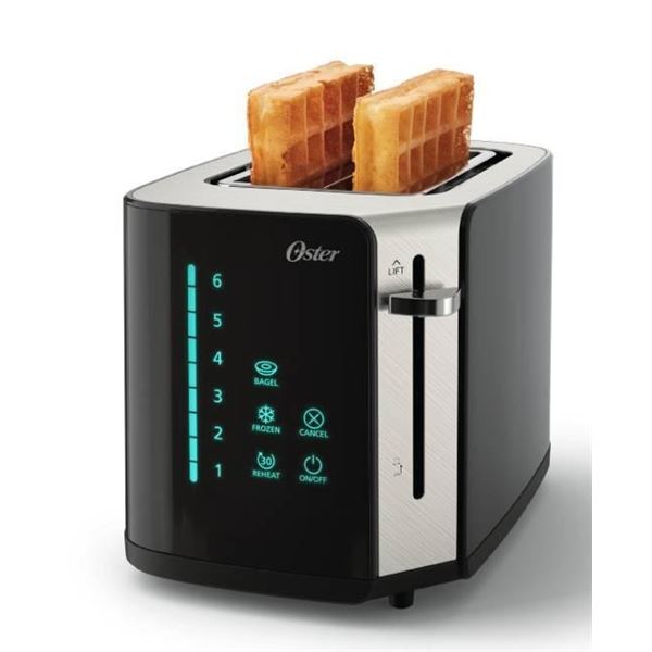 Oster 2-Slice Touchscreen Toaster With Countdown Timer