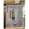 Image 2 : Kamenstein Gravity-Activated Salt and Pepper Grinder Set, Stainless Steel