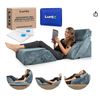 Image 1 : Lunix 6pcs Orthopedic Bed Wedge Pillow Set, Post Surgery Memory Foam for Back, Neck and Leg Pain Rel