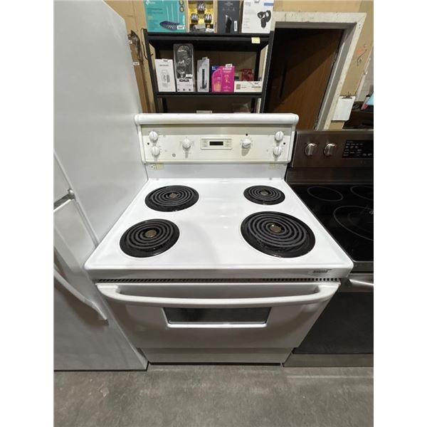 Electric Coil Range With Oven And Digital Controls