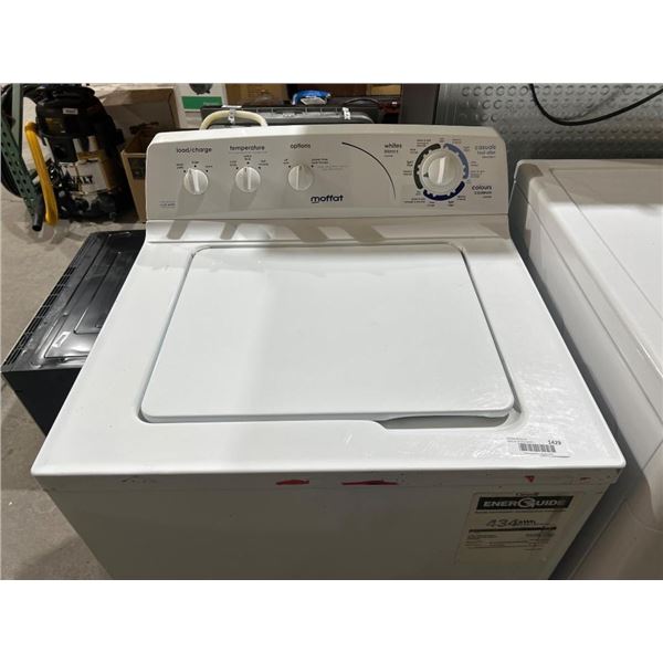 GE Top Load Washing Machine with Energy Guide Information