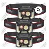 Image 1 : Infinity XT Rechargeable LED Headlamp Set with Dual Power, 3 Pack