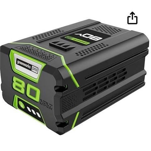 Greenworks PRO 80V 2.0 AH Lithium Ion Battery GBA80200