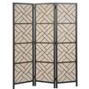 Image 1 : Landon & Co. Privacy Screen with Heavy-Duty Steel Frame and Black Powder Coating