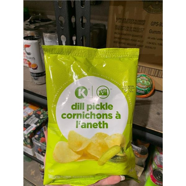 CKF Dill Pickle Potato Chips, 66g x 12ct (CK66DP)