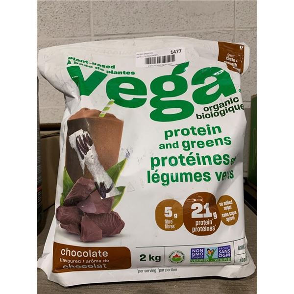 Vega Protein and Greens, Chocolate, 2 Kg Bag