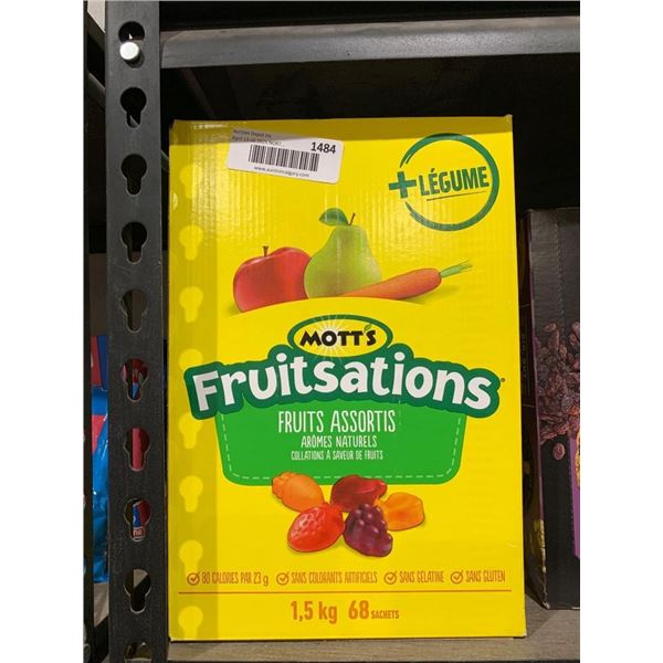 Mott’s Fruitsations Assorted Flavors 1.5 kg with 68 Sachets