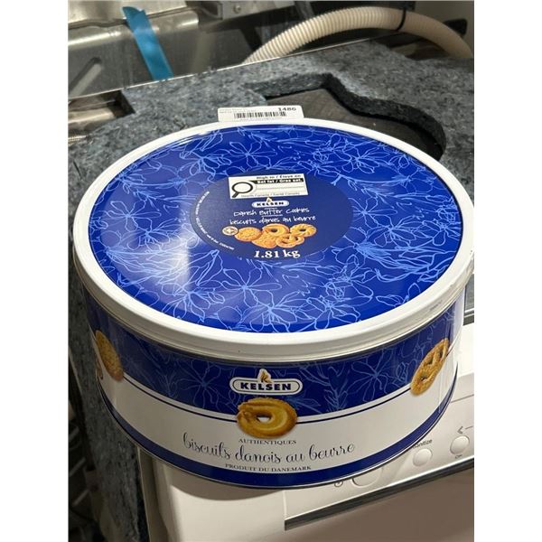 Kelsen Danish Butter Cookies, 1.81 kg, Product of Denmark