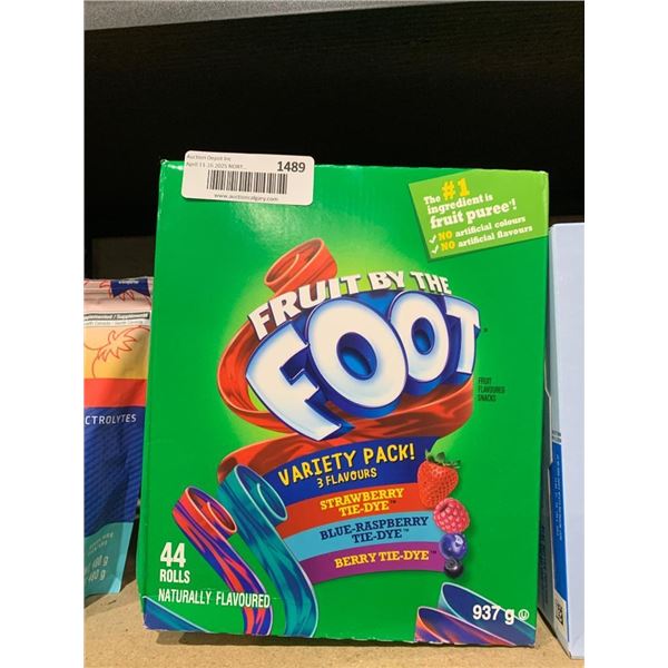 Fruit by the Foot Variety Pack, 44 Rolls, 3 Flavors, 937g