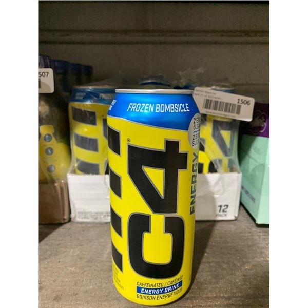 C4 Energy Drink, Frozen Bombsicle Flavor, 473 mL x 12