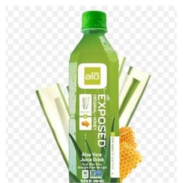 Alo Exposed Aloe Vera Juice Drink with Honey, 6 x 1.5L Bottle
