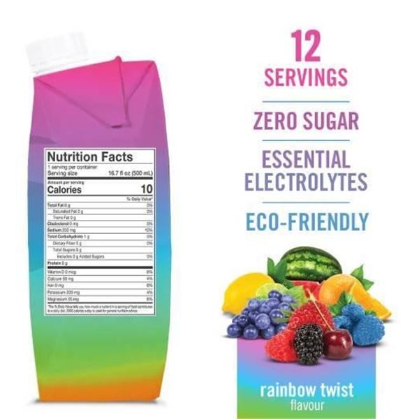 BioSteel Sports Hydration, Rainbow Twist, 12 x 500ml Bottles