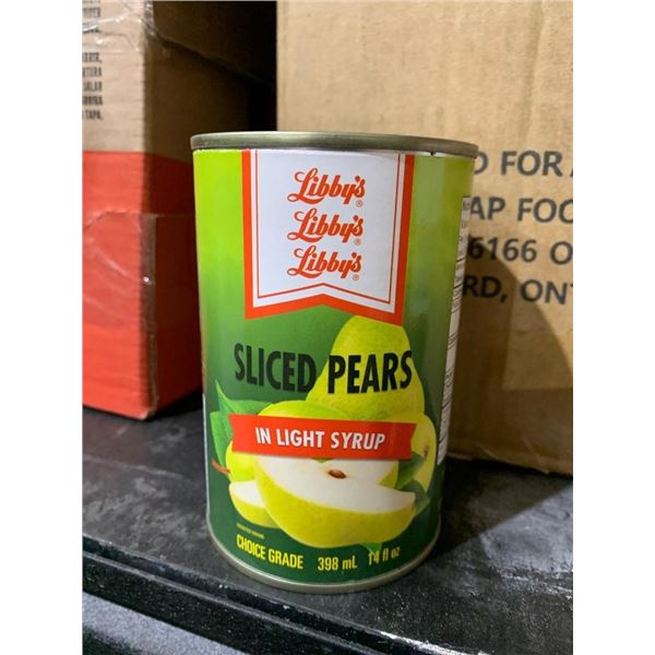 Libby’s Sliced Pears in Light Syrup 398 mL (24-Pack)