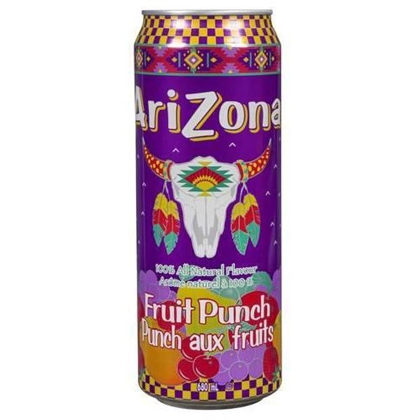 Arizona Fruit Punch Beverage, 24x680ml Cans