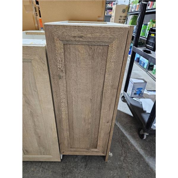 12-Inch Base Cabinet with 1 Door and Shelf 24Dx12Wx30″T