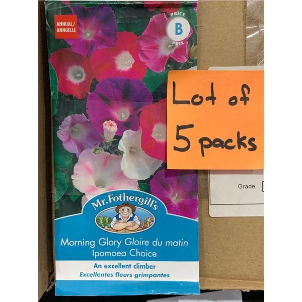 Lot of 5 Packs – Mr. Fothergill’s Morning Glory
