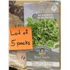 Image 1 : Lot of 5 Packs – Packs of Mr. Fothergill’s Sweet Basil Microgreens