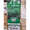 Image 1 : Lot of 5 Packs Mr. Fothergill’s Dill Aneth Herb Seed Packs