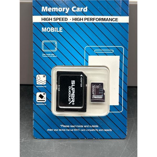 Super Duo Duo Memory Card with Adapter, 1TB Capacity, High-Speed