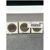 Image 2 : Set of Three Canadian Silver Dollars (1968, 1969, 1970)