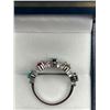 Image 2 : Sterling Silver Multi-Stone Ring with 925 Marking