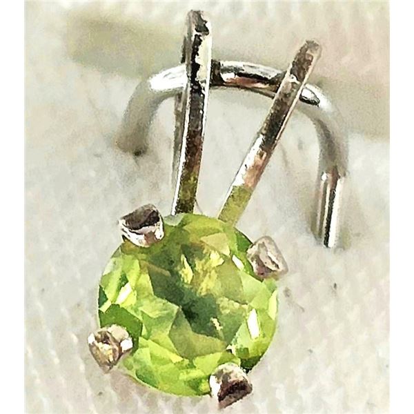Silver Peridot 0.31Ct Pendant