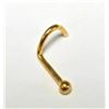 Image 1 : $60 14K  0.1G  Nose Pin