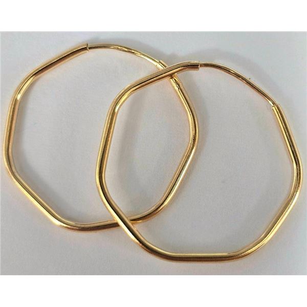 $400 10K  0.75G Hoop Earrings