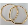 Image 1 : $400 10K  0.75G Hoop Earrings