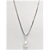 Image 2 : Silver Fresh Water Pearl  Necklace