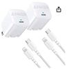 Image 1 : Anker Fast Charging Kit with Universal Compatibility – 313 Charger (30W) with USB-C to Ligh