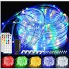 Image 1 : 200 LED Rope Lights Outdoor Waterproof, Outdoor String Lights Plug in, 66ft Warm White & Color Chang