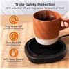 Image 1 : Oracer Coffee Mug Warmer for Desk with Auto Shut Off, Coffee Cup Candle Wax and Electric Beverage Te